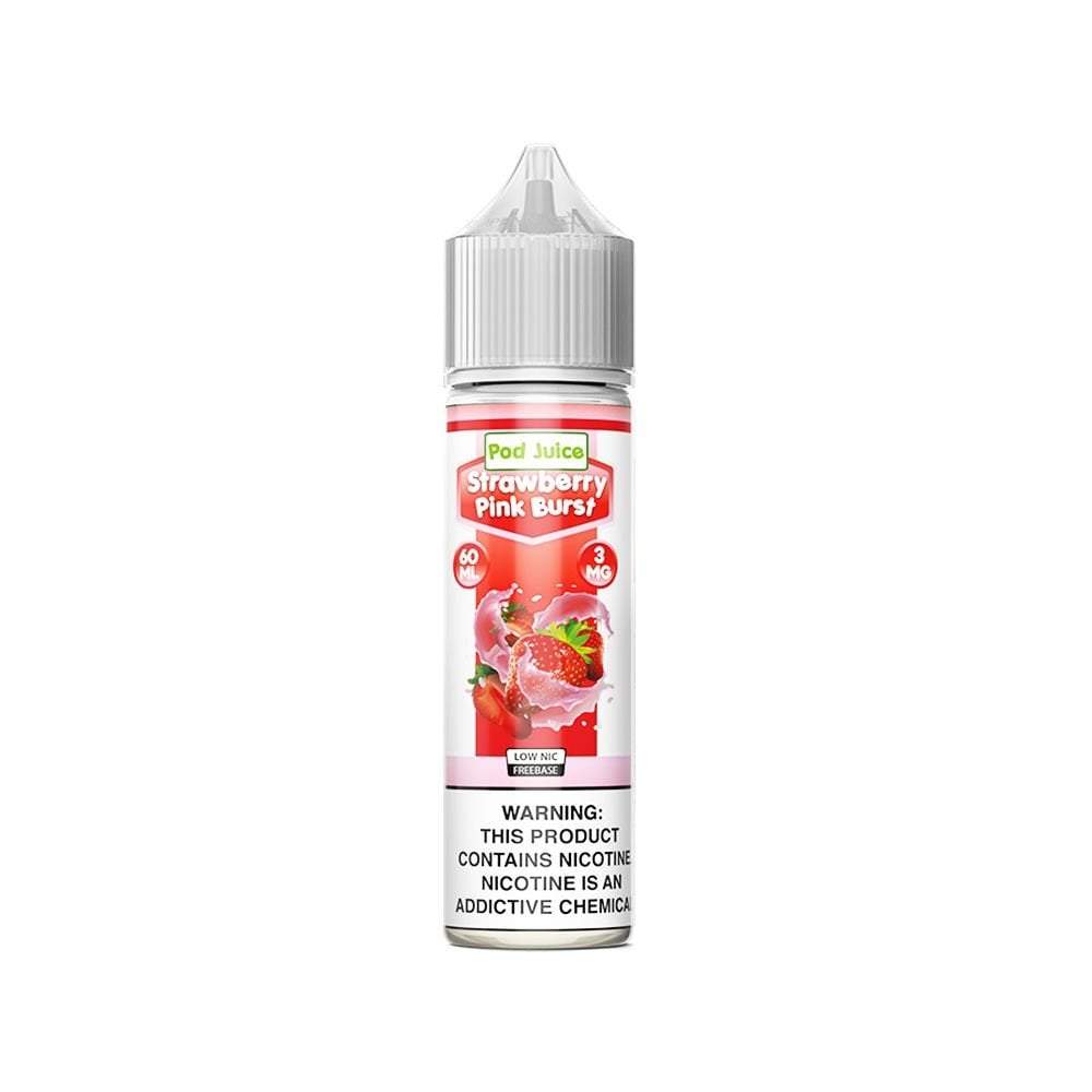 Strawberry Pink Burst by Pod Juice 60ML Bottle