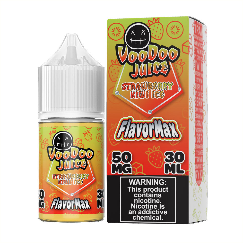 Strawberry Kiwi Ice by Voodoo Juice FlavorMax Salts Series 30mL 50mg With Packaging