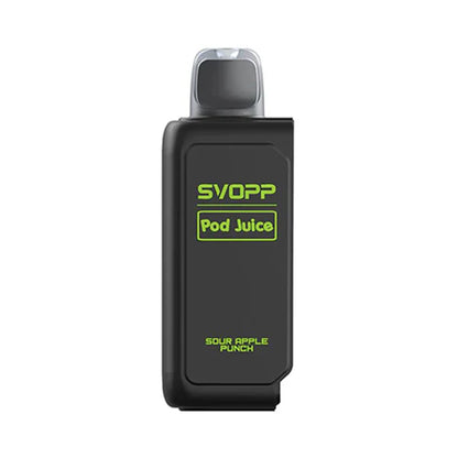 SVOPP Pod Juice Pods - 30K Puffs Disposable - 13mL 50mg | Sour Apple Punch