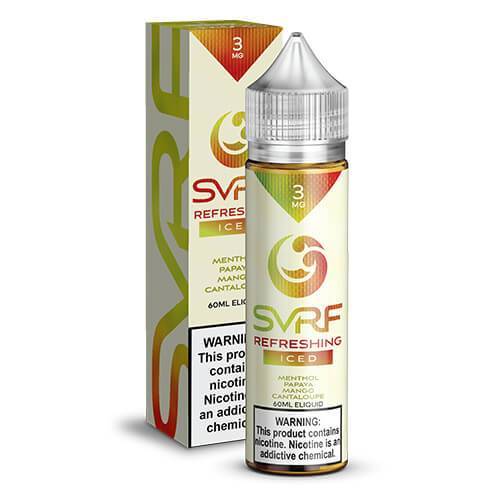 Refreshing Iced by SVRF Series 60mL (Freebase)  with Packaging