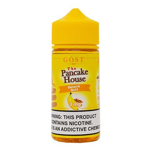 Banana Nuts by Pancake House Series E-Liquid 100mL (Freebase) Bottle