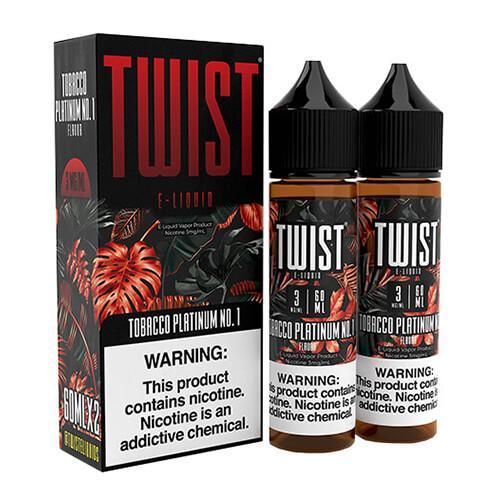 Twist Eliquids - Tobacco Platinum No. 1, 120mL (60mL 2-Pack) with Packaging