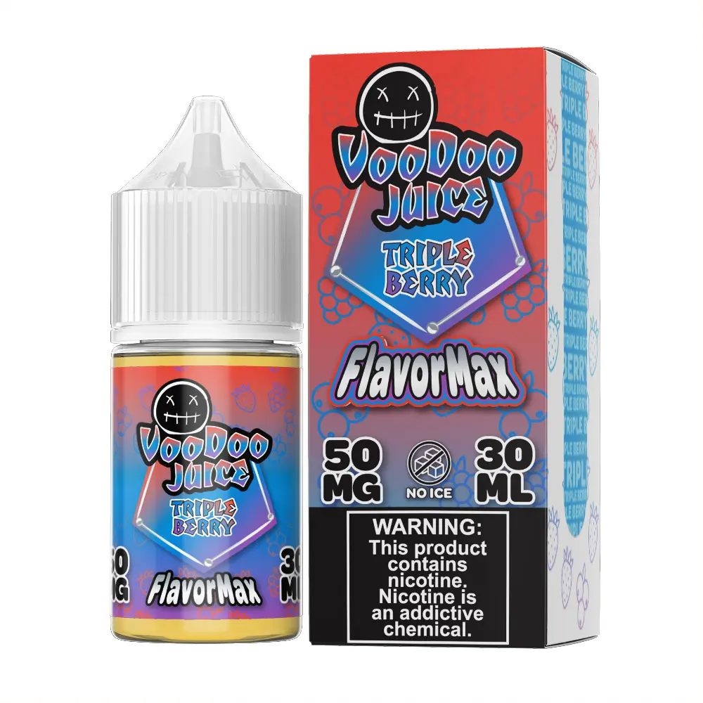 Triple Berry by Voodoo Juice FlavorMax Salts Series 30mL 50mg With Packaging