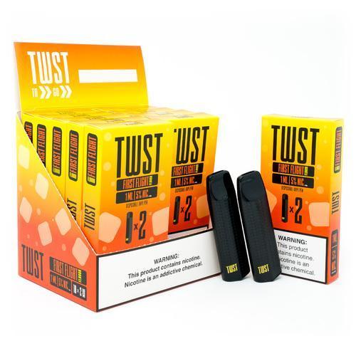 TWST E-liquids Disposable (2 Packs - Box of 10) First Flight with Packaging