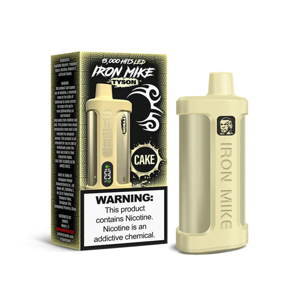 Tyson 2.0 Iron Mike - 15000 Puffs Disposable - 14mL 50mg | Cake with  packaging