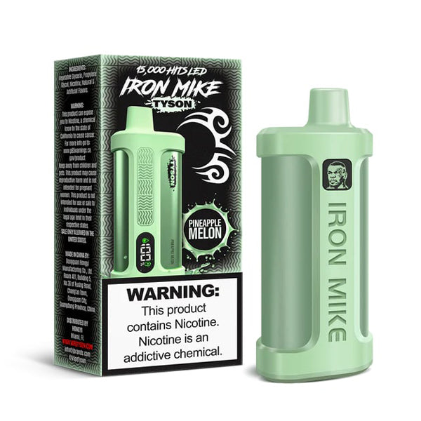 Tyson 2.0 Iron Mike - 15000 Puffs Disposable - 14mL 50mg | Pineapple Melon with packaging