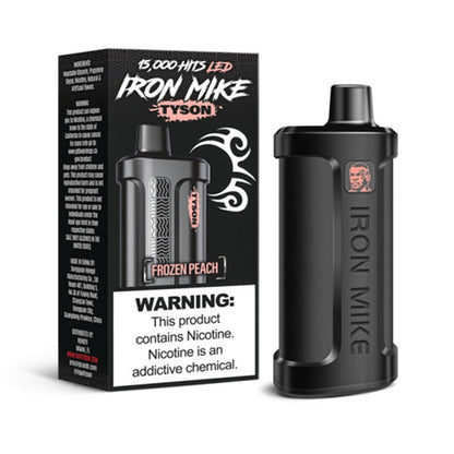 Tyson 2.0 Iron Mike - 15000 Puffs Disposable - 14mL 50mg | Frozen Peach with Packaging