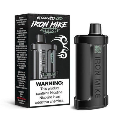 Tyson 2.0 Iron Mike - 15000 Puffs Disposable - 14mL 50mg | Lush Lime with Packaging