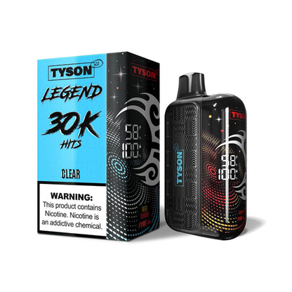 Tyson 2.0 Legend (Dispo) (30000Puff)(16mL) | Clear with packaging