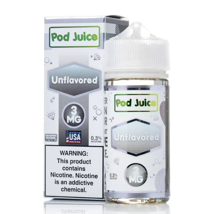 Pod Juice Series Unflavored 100mL with Packaging