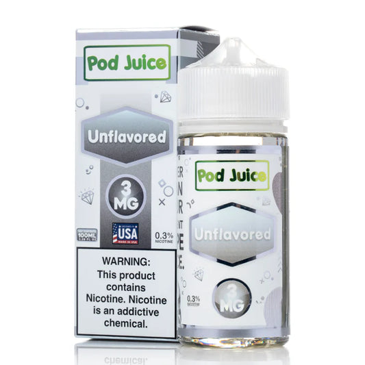 Pod Juice Series Unflavored 100mL with Packaging