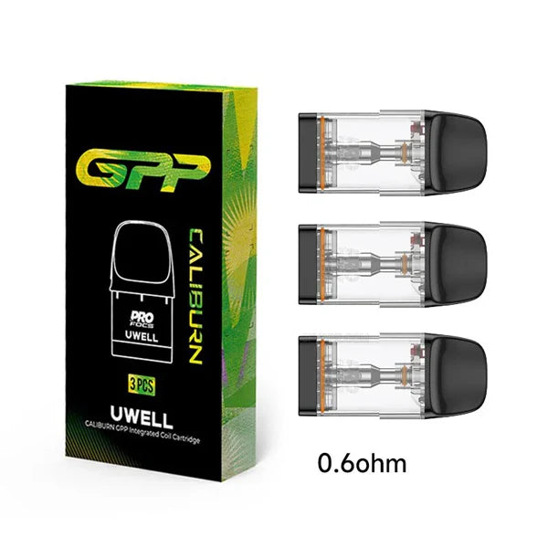 Uwell - Caliburn GPP (Pods)(3-Pack) 3mL Top-Fill 0.6 ohm with Packaging