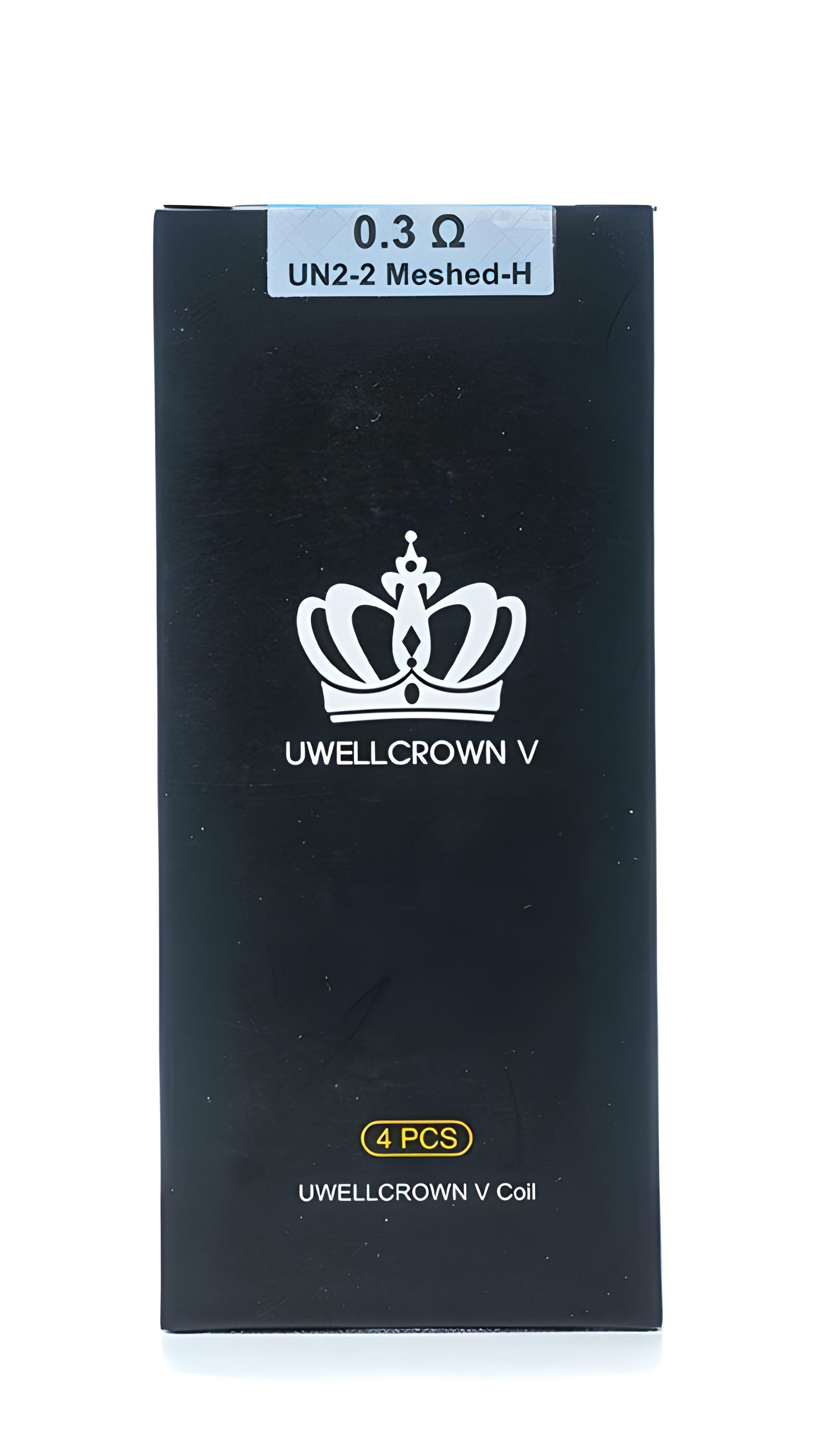 Uwell Crown V 0.3 ohm Meshed H Coil | 4-Pack - Packaging