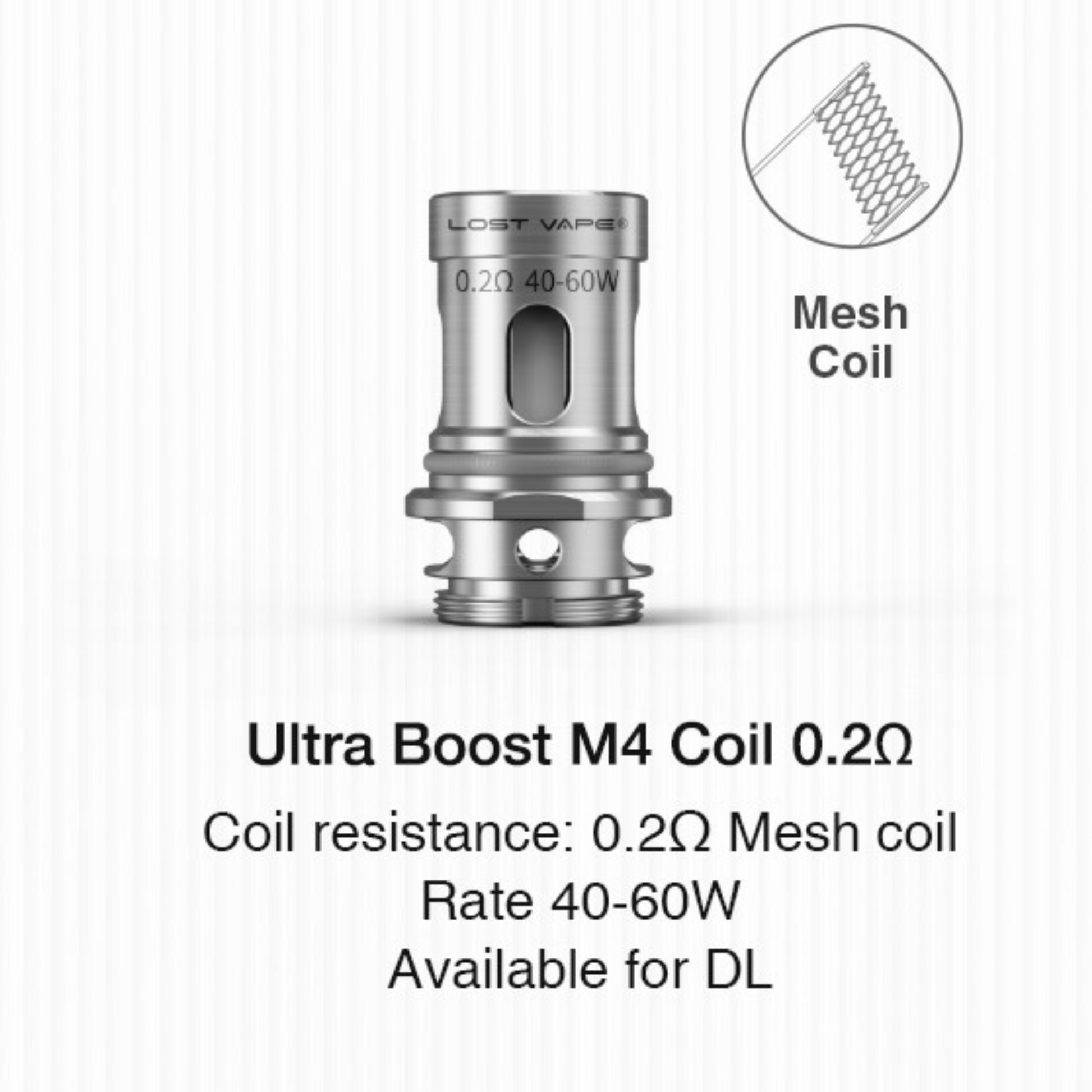 Lost Vape Ultra Boost Coils (5-Pack) 0.2 ohm