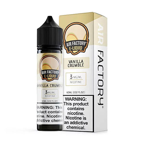 Vanilla Crumble by Air Factory E-Juice  60mL | Vanilla Crumble with packaging