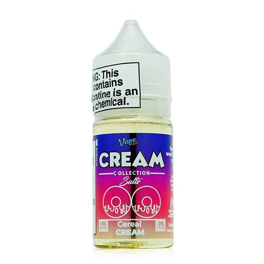 Vape 100 SALTS E-Liquid - Cereal Cream, 30mL Bottle