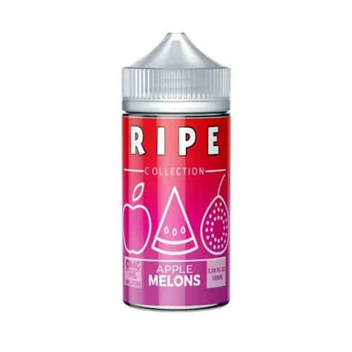 Apple Melons by Vape 100 Ripe Series E-Liquid 100mL (Freebase) Bottle