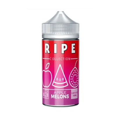 Apple Melons by Vape 100 Ripe Series E-Liquid 100mL (Freebase) Bottle