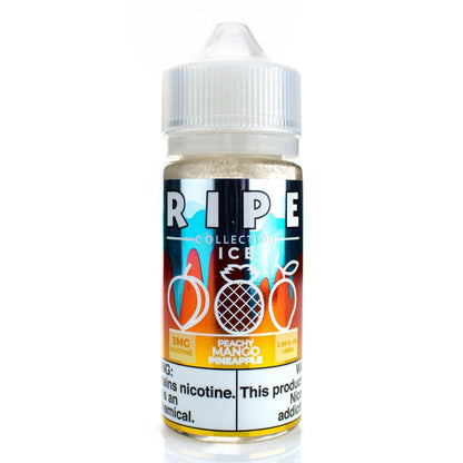 Peachy Mango Pineapple On ICE by Vape 100 Ripe Series E-Liquid 100mL Bottle