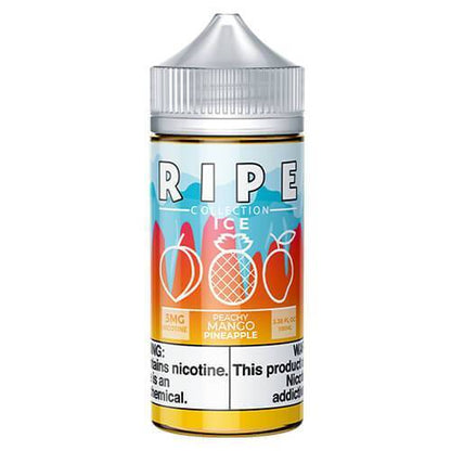 Peachy Mango Pineapple On ICE by Vape 100 Ripe Series E-Liquid 100mL Bottle