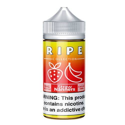 Straw Nanners by Vape 100 Ripe Series E-Liquid 100mL Bottle