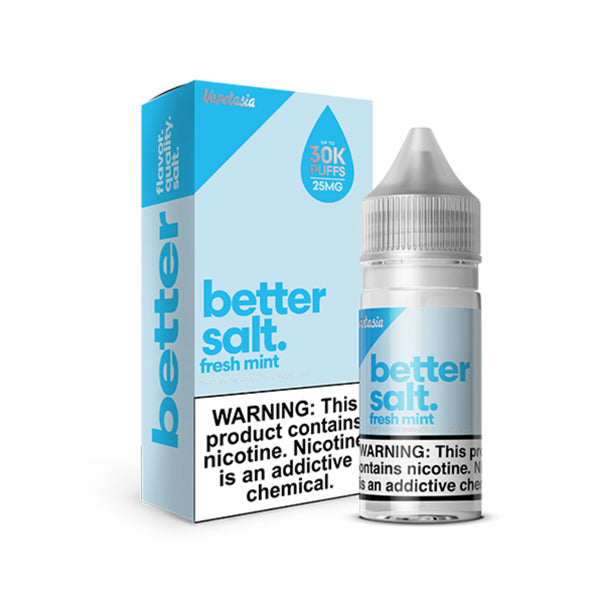 Better Salt Fresh Mint by Vapetasia Salt Series E-Liquid 30mL (Salt Nic) with packaging