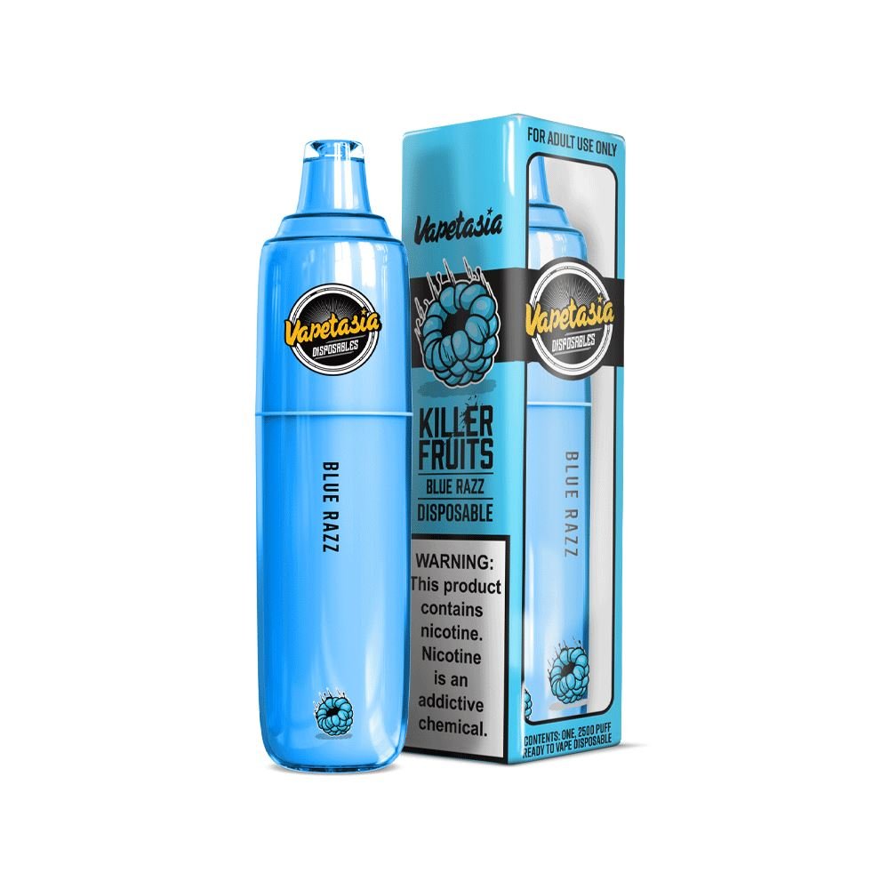 Vapetasia – Killer Fruits Disposable | 3500 Puffs | 10mL Blue Razz	with Packaging