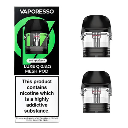 Vaporesso Luxe Q Pod (4-Pack) |  Mesh Pod 0.8ohm