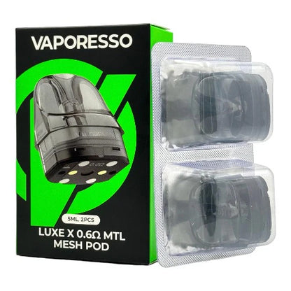 Vaporesso Luxe X 5mL Pod (2-Pack) 0.6ohm with Packaging