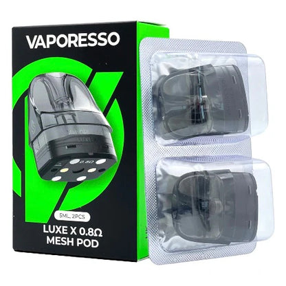 Vaporesso Luxe X 5mL Pod (2-Pack) 0.8ohm with Packaging