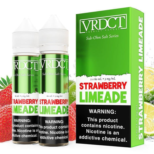 Strawberry Limeade by Verdict Series 2x60mL with Packaging