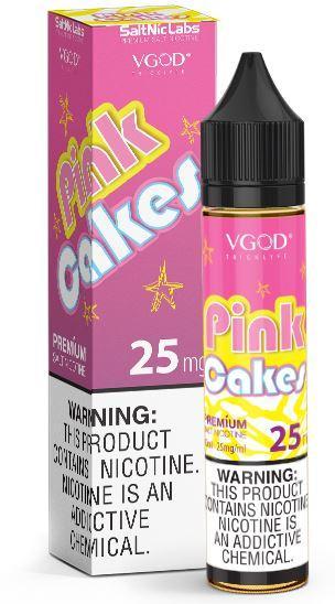 Pink Cakes by VGOD Salt 30mL (Salt Nic) with Packaging