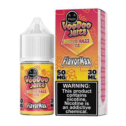 Voodoo Juice FlavorMax Salt Series E-Liquid 30mL (Salt Nic) | Lemon Razz Ice with Packaging