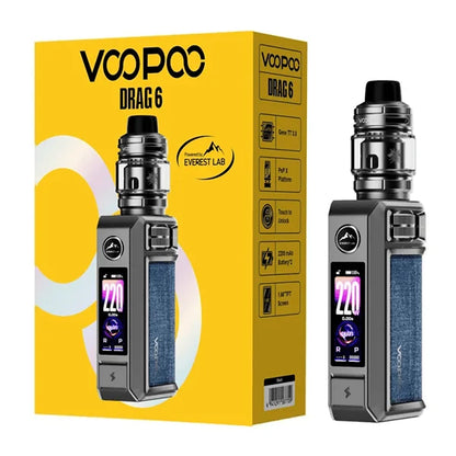 Voopoo Drag 6 Pod System Metal Gray with Packaging 