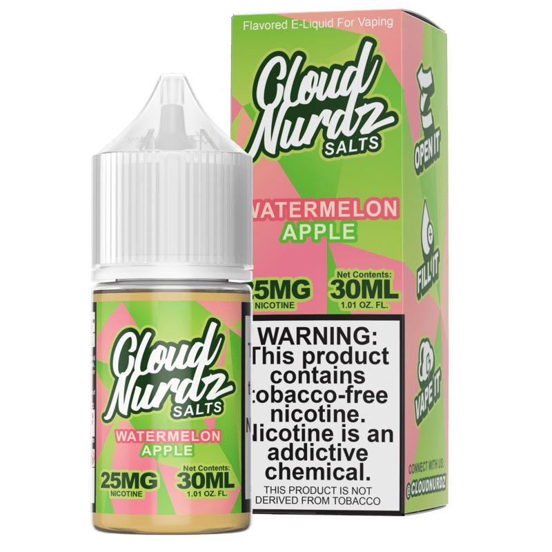 Watermelon Apple by Cloud Nurdz TFN Salts 30mL with Packaging