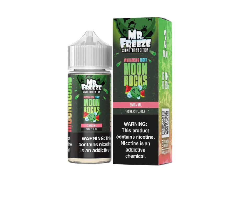 Watermelon Frost MoonRocks by Mr. Freeze Tobacco-Free Nicotine Series | 100mL with packaging