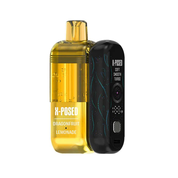 X-Posed – Dispo Kit- 35000Puff- 16mL Dispo plus Power Dock Dragonfruit Lemonade
