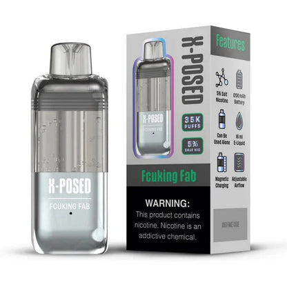 X-Posed – Dispo only- 35000Puff- 16mL Dispo POD | Fcuking FAB with Packaging