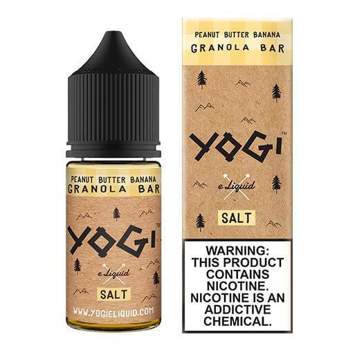 Peanut Butter Banana Granola Bar by Yogi Salt 30mL (Salt Nic) With Packaging