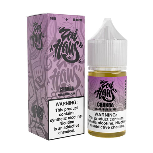 Chakra Zen Haus Salt 30mL with Packaging