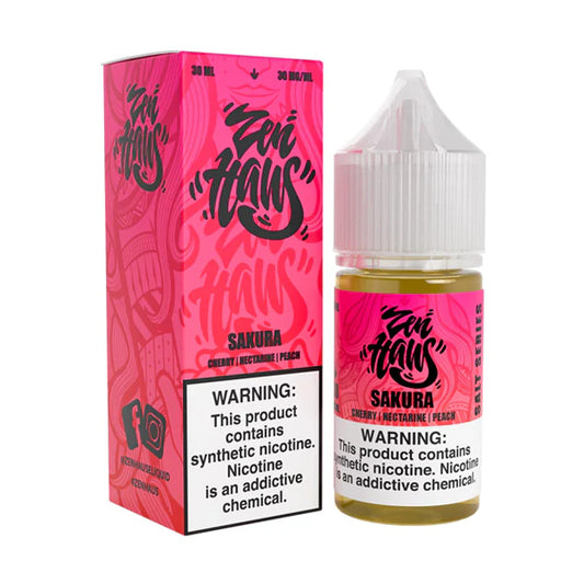Sakura Zen Haus Salt 30mL with Packaging