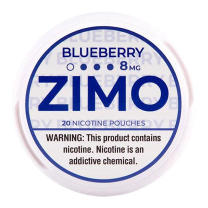 Zimo Nicotine Pouches (20ct Can)(5-Can Pack) Blueberry 08mg (SAS)