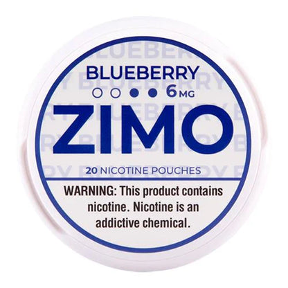 Zimo Nicotine Pouches (20ct Can)(5-Can Pack) Blueberry 06mg (SAS)